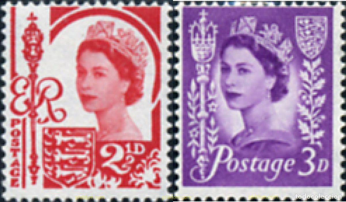 Sellos: 355452 MNH GRAN BRETA&Ntilde;A 1958 EMISIONES REGIONALES