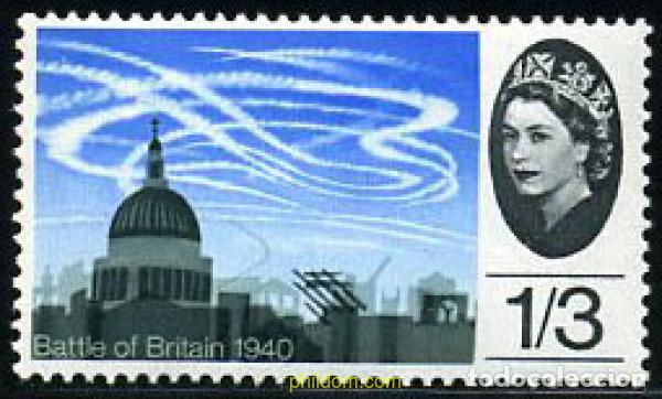 Sellos: 244345 MNH GRAN BRETA&Ntilde;A 1965 25 ANIVERSARIO DE LA BATALLA DE INGLATERRA