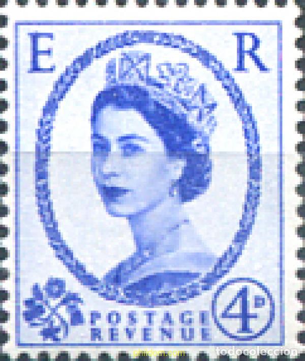 Sellos: 205426 MNH GRAN BRETA&Ntilde;A 1957 46 CONFERENCIA DE LA UNION INTERPARLAMENTARIA. ISABEL II