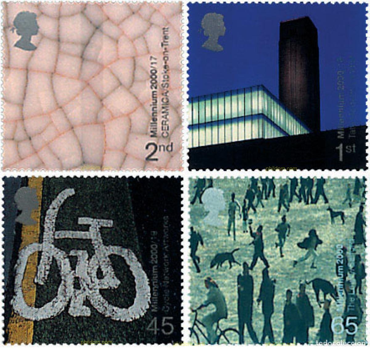 Sellos: 90757 MNH GRAN BRETA&Ntilde;A 2000 MILENIO. ARTE Y ARTESANIA