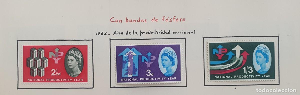Sellos: SELLOS GRAN BRETA&Ntilde;A 1962. NUEVOS CON CHARNELA.