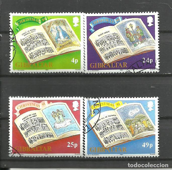 Sellos: GIBRALTAR 1991 - YVERT NRO. 637-40 - USADO