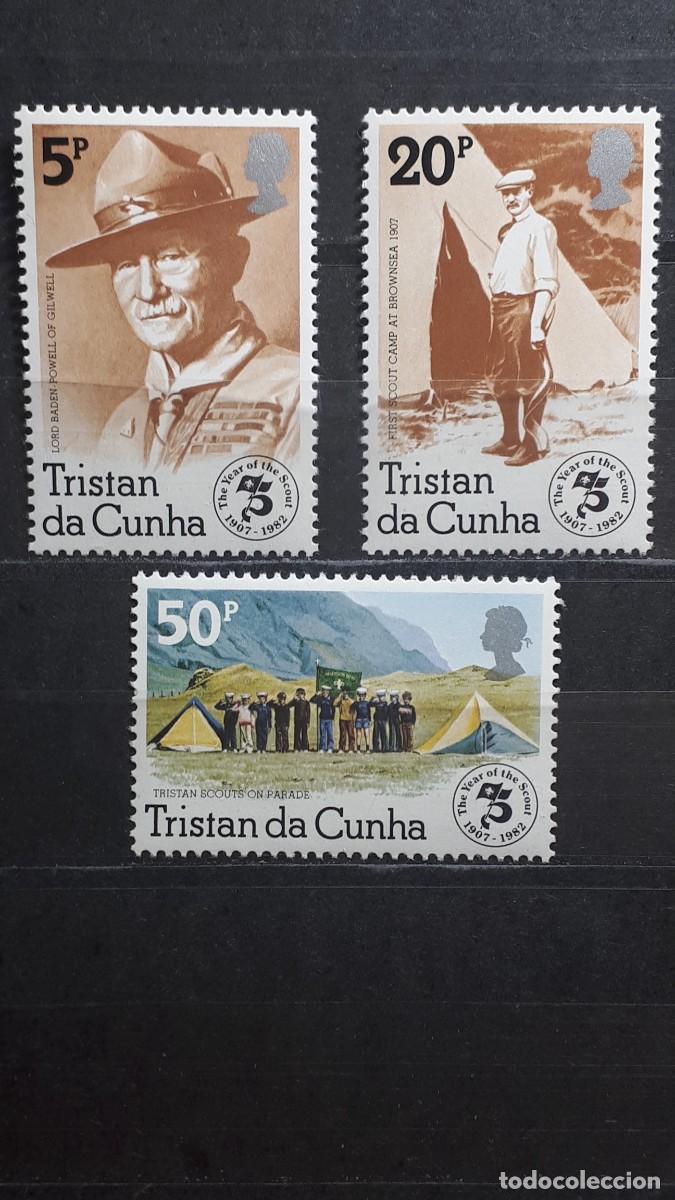 Sellos: TRISTAN DA CUHNA. A&Ntilde;O 1982. **. YVERT 314/6