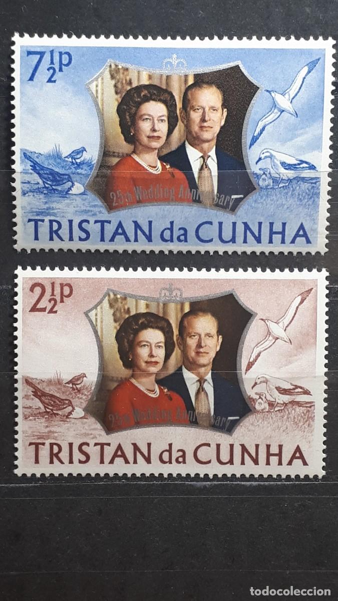 Sellos: TRISTAN DA CUHNA. A&Ntilde;O 1972. **. YVERT 178/9