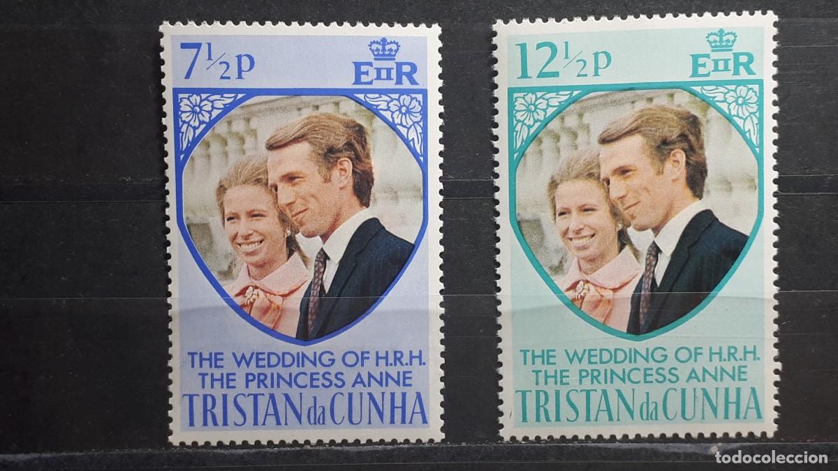 Sellos: TRISTAN DA CUHNA. A&Ntilde;O 1973. **. YVERT 189/90
