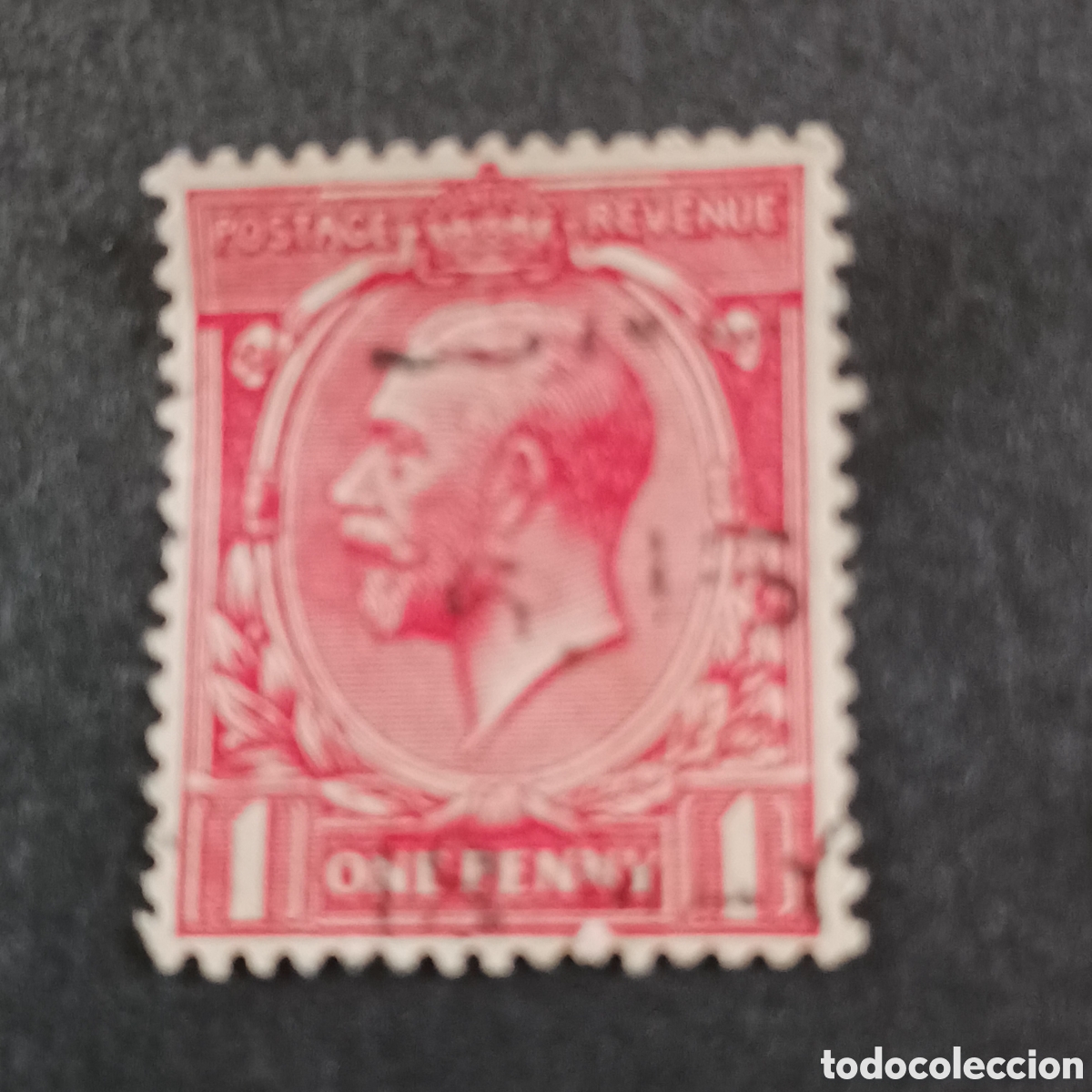 Sellos: Sello brit&aacute;nico de George V , 1 Penny