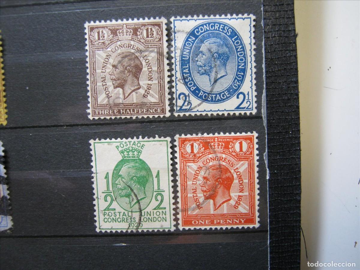 Sellos: GRAN BRETA&Ntilde;A 1929 SERIE YVERT 179/182 USADOS BIEN.