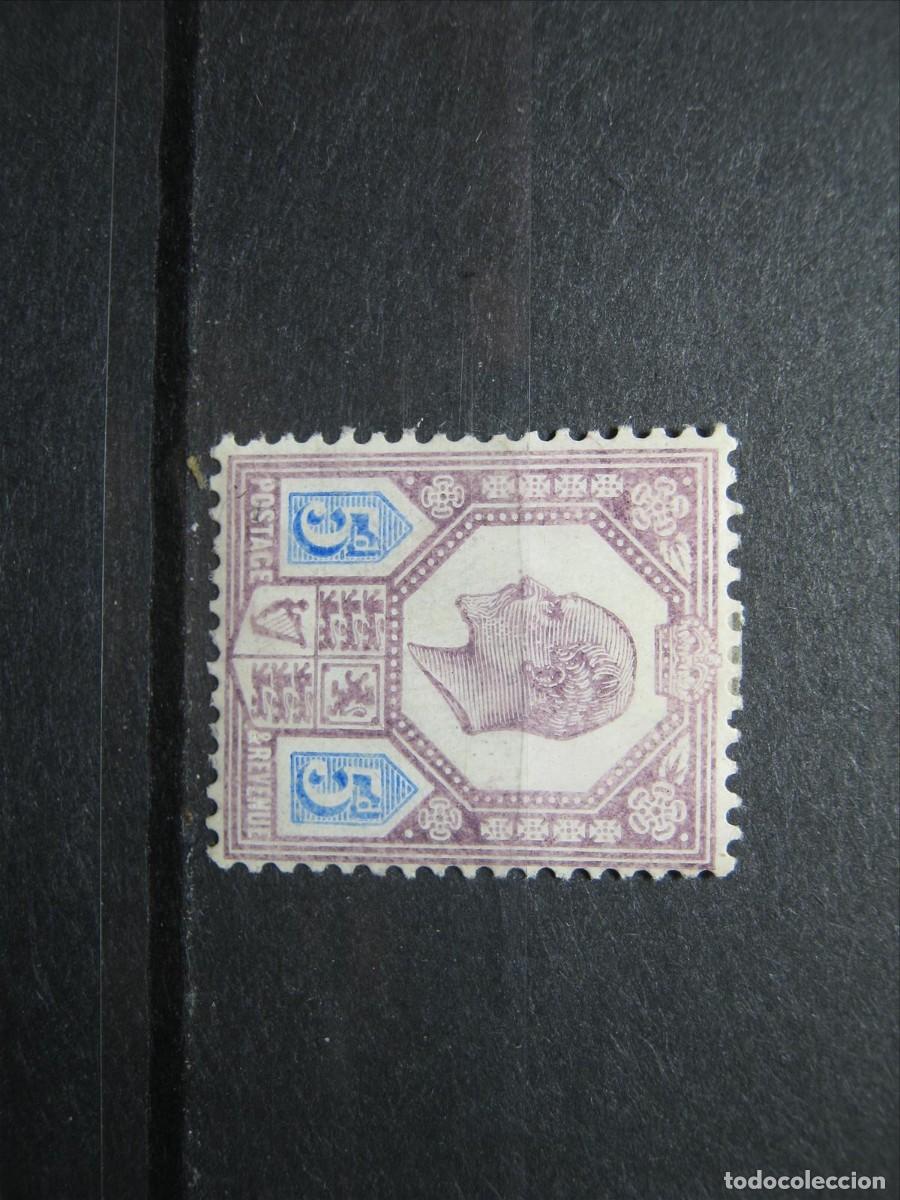 Sellos: GRAN BRETA&Ntilde;A 1902-10 EDUARDO VII YVERT 113 MH* LUJO.