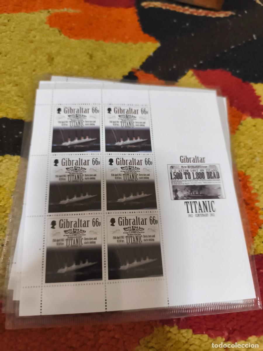 Sellos: Hoja bloque Titanic nueva - Foto 1
