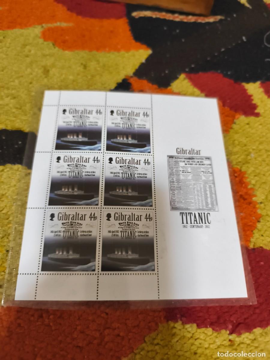 Sellos: Hoja bloque Titanic nueva