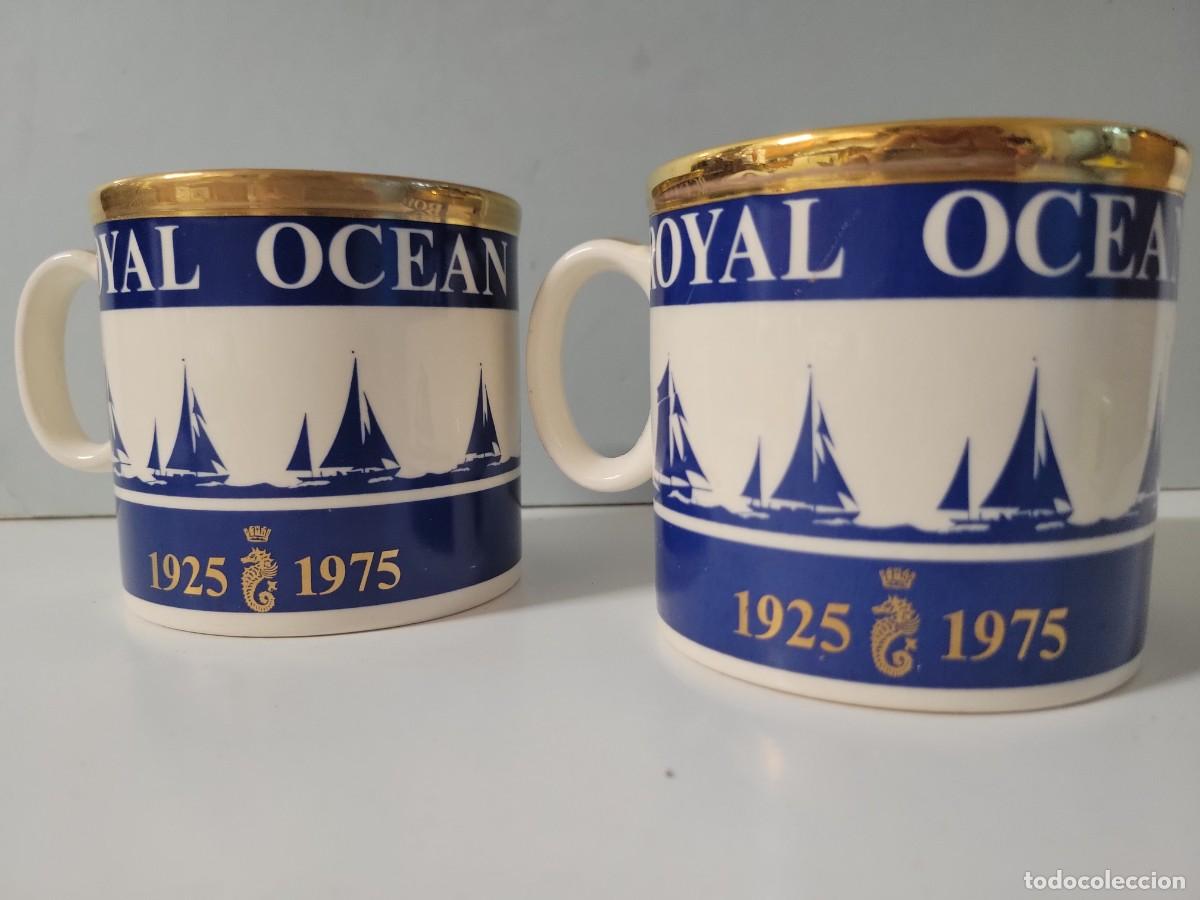Sellos: Tazas Royal Navy Club conmemorativas n&aacute;uticas brit&aacute;nicas de los 70