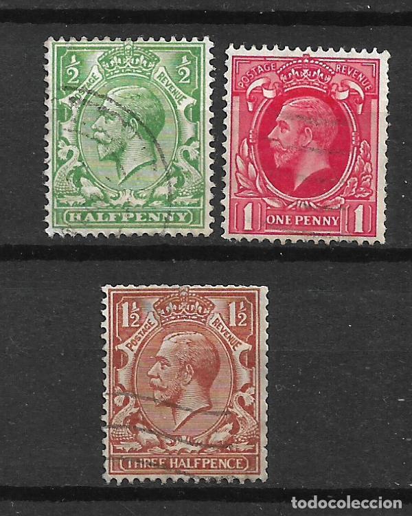 Sellos: gran breta&ntilde;a 1924 # 187/189 usado - 22/27