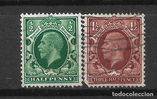 Sellos: gran breta&ntilde;a 1934-36 # 210 + 212 usado - 22/28