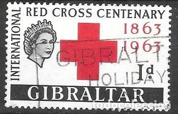 Sellos: SELLO USADO DE GIBRALTAR 1963, YT 160