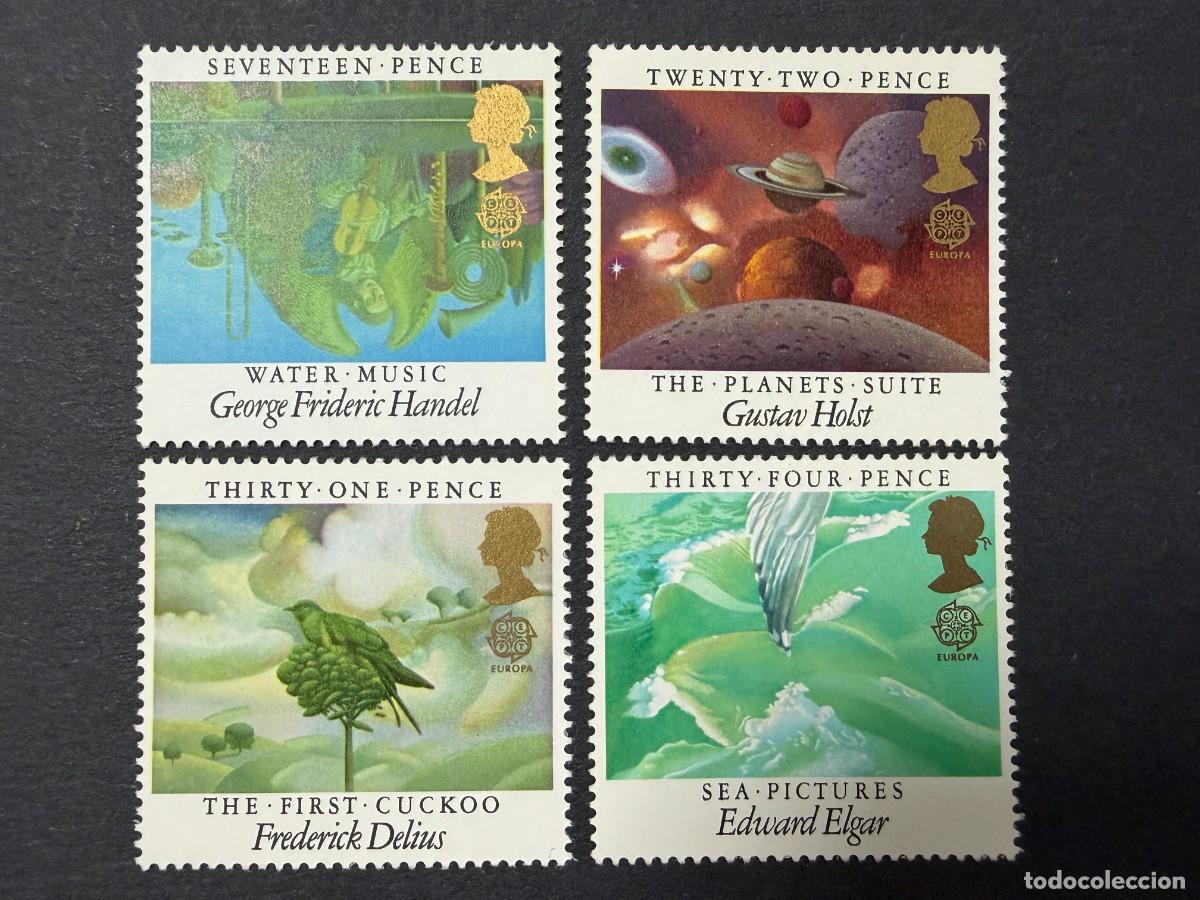 Sellos: GRAN BRET&Ntilde;A, 1985. YVERT 1178/81. EUROPA CEPT. SERIE COMPLETA. NUEVOS. SIN FIJASELLOS