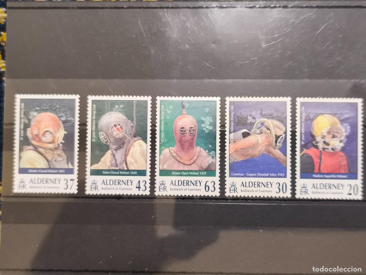 Sellos: Sellos de buceadores de la Isla de Alderney