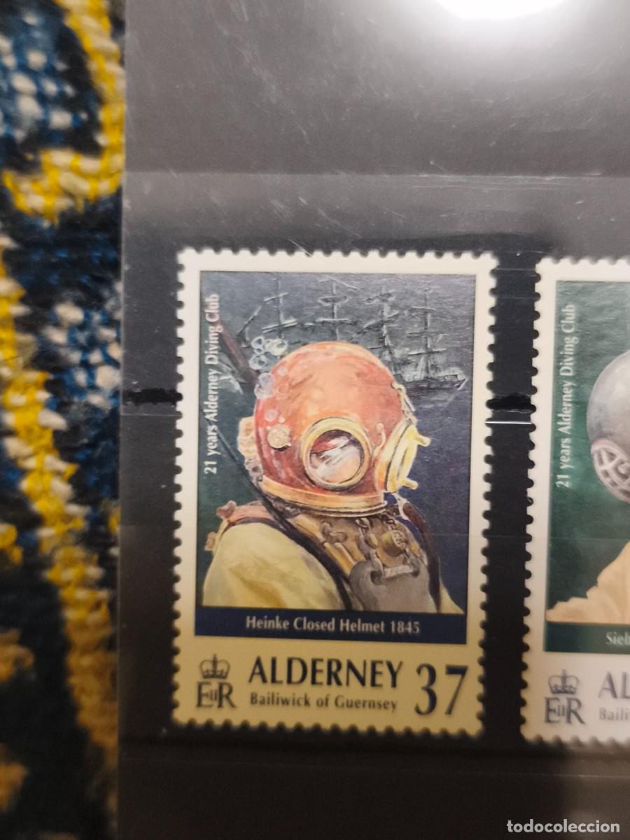 Sellos: Sellos de buceadores de la Isla de Alderney - Foto 2