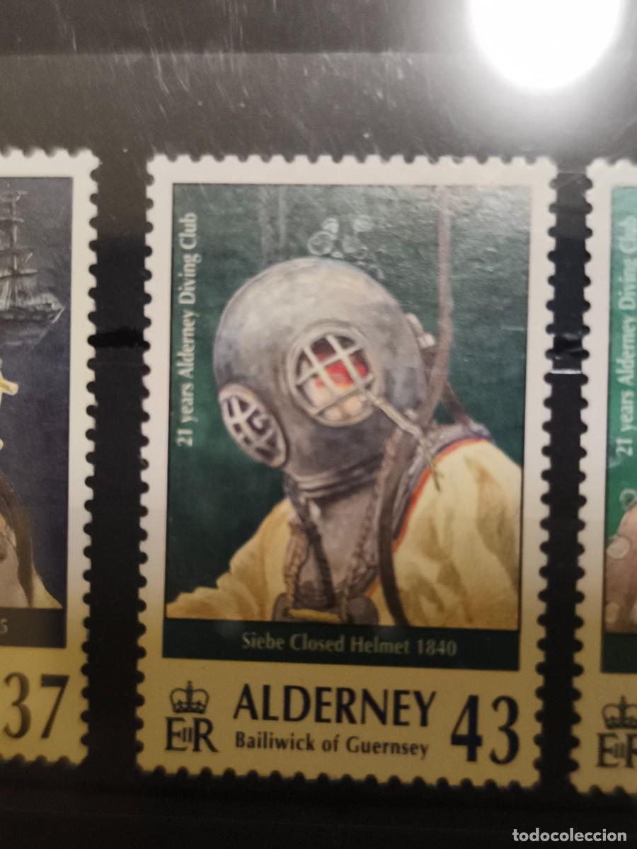 Sellos: Sellos de buceadores de la Isla de Alderney - Foto 3
