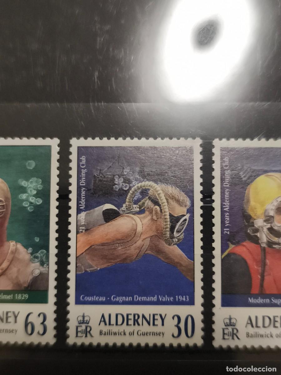 Sellos: Sellos de buceadores de la Isla de Alderney - Foto 5