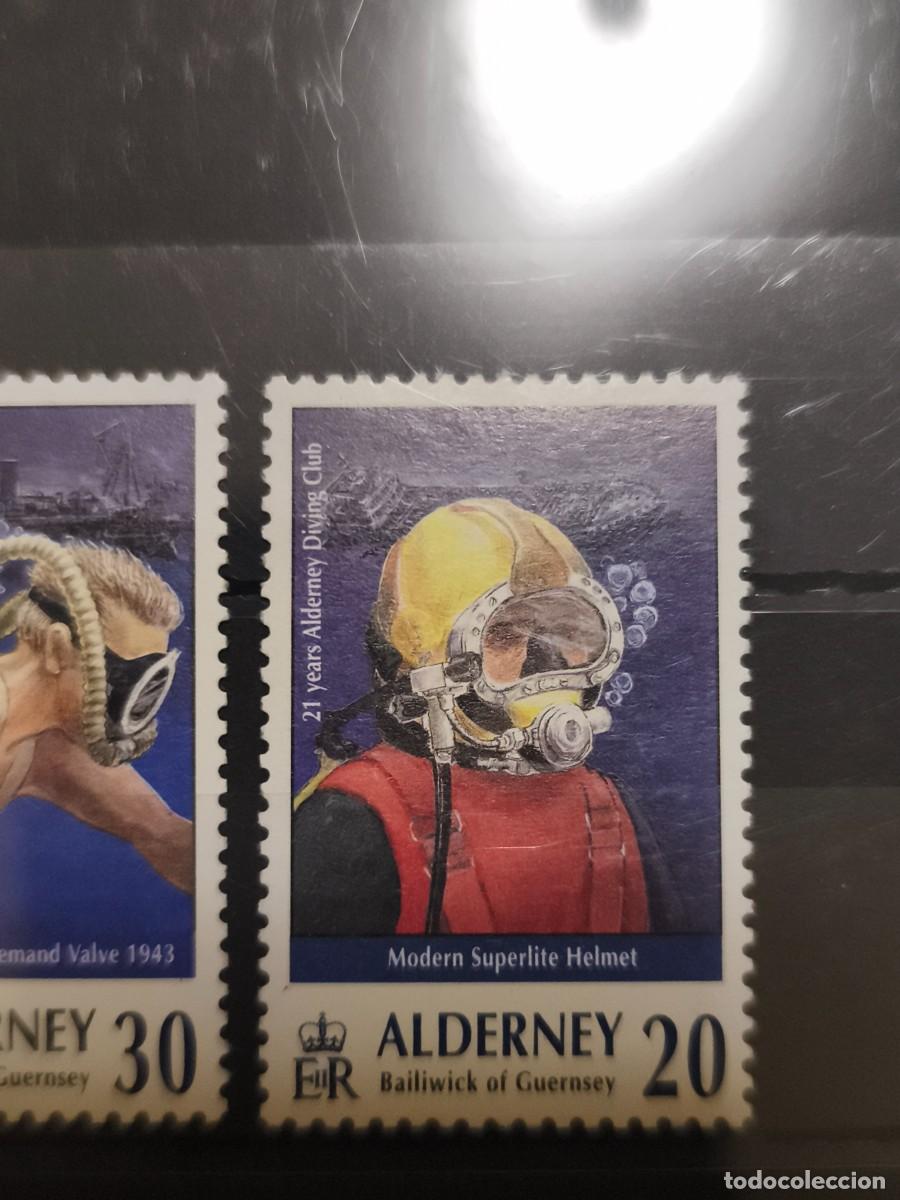 Sellos: Sellos de buceadores de la Isla de Alderney - Foto 6