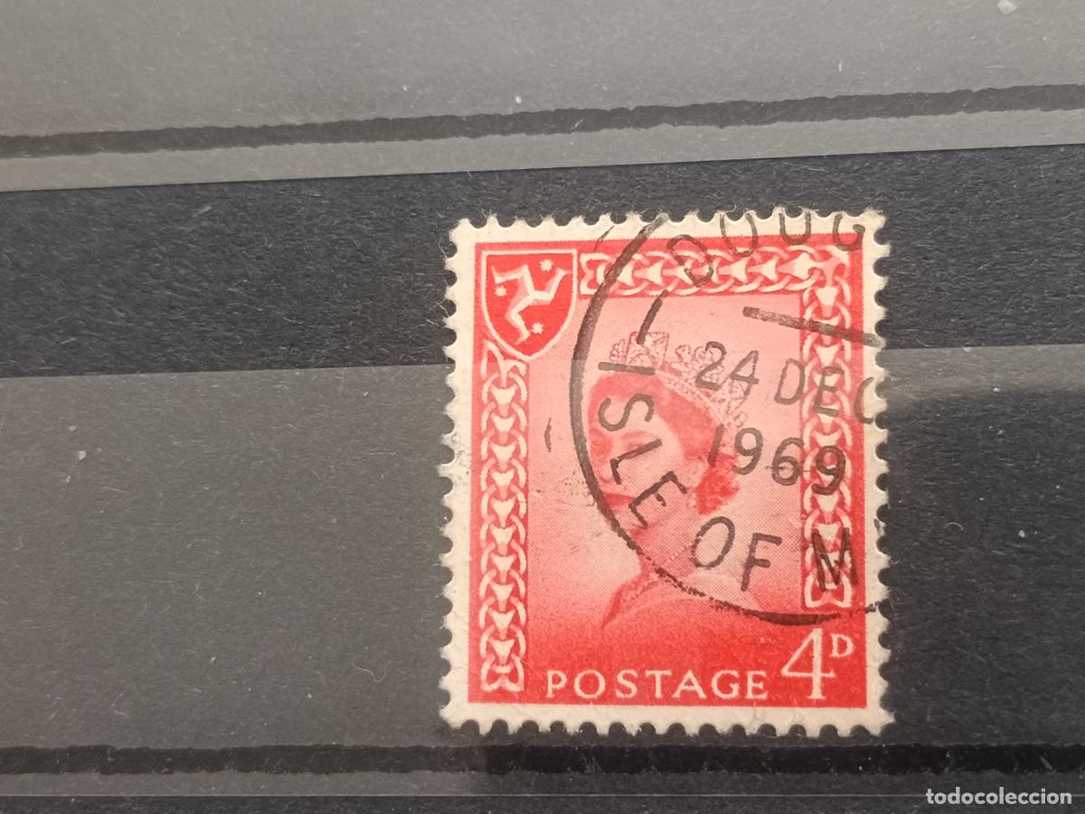 Sellos: ISLA DE MAN, SELLO 4 PENCE