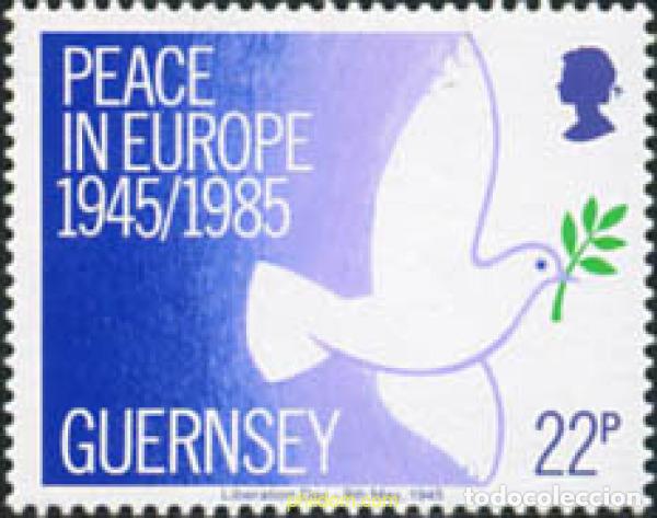 Sellos: 167346 MNH GUERNSEY 1985 40 ANIVERSARIO DE LA LIBERACION