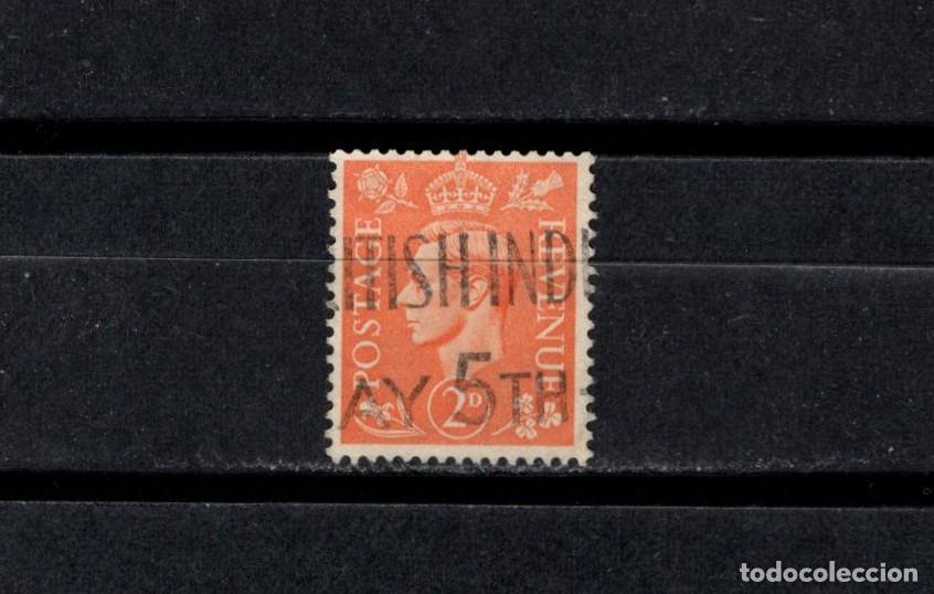 Sellos: Sello usado. Rey Jorge VI. Sello de 2 peniques. 1944. Yvert 212.