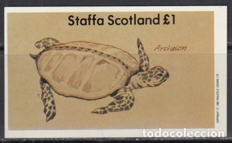 Sellos: GB LOCAL STAFFA 1982 SHEET MNH FAUNA TURTLES TORTUES TARTARUGAS TORTUGAS SCHILDKROTEN WILDLIFE