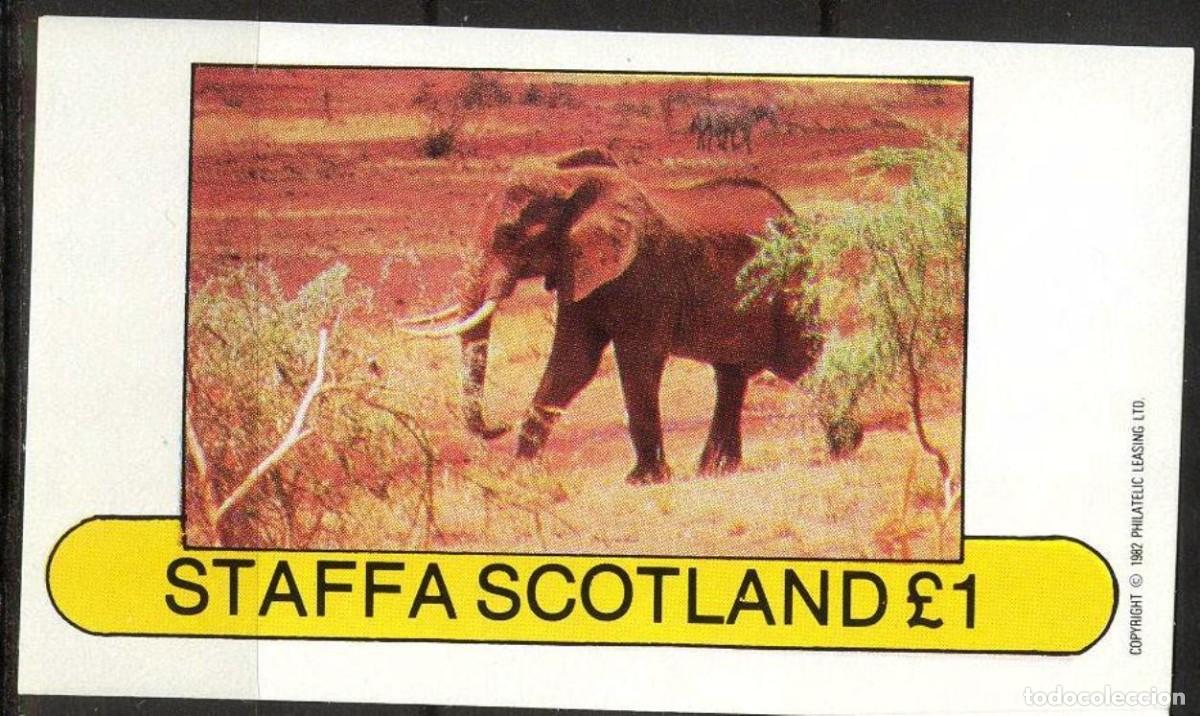 Sellos: GB LOCAL STAFFA 1982 SHEET MNH FAUNA MAMIFEROS ELEPHANTS ELEFANTES ELEFANTI ELEFANTEN WILDLIFE