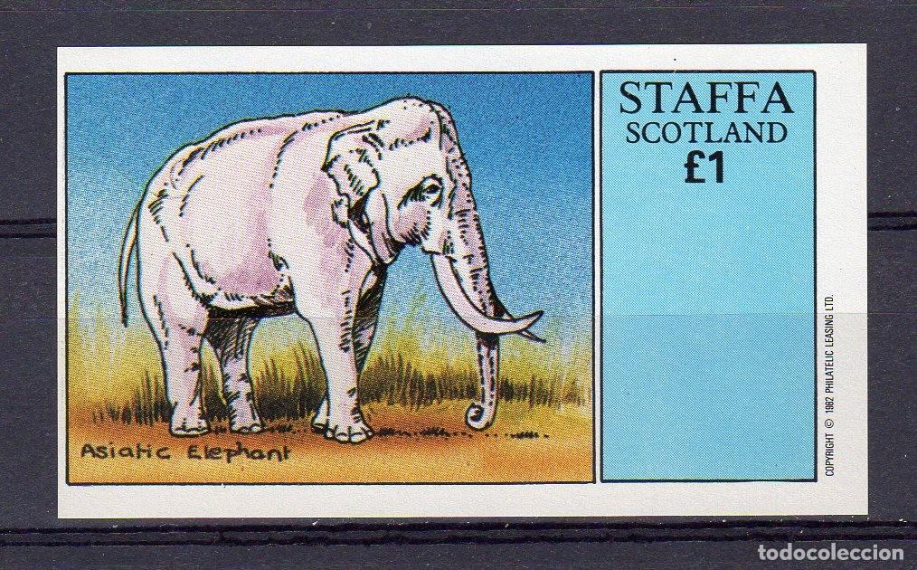 Sellos: GB LOCAL STAFFA 1982 SHEET MNH FAUNA MAMIFEROS ELEPHANTS ELEFANTES ELEFANTI ELEFANTEN WILDLIFE