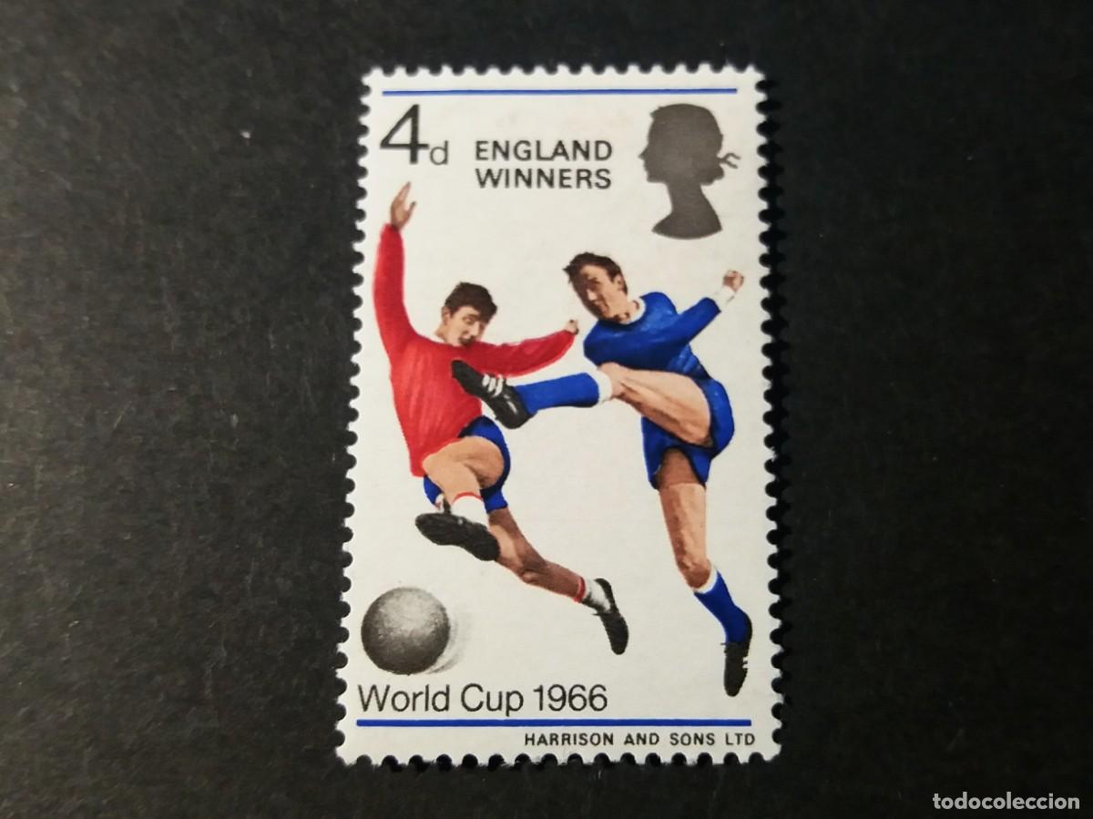 Sellos: Sello nuevo. Futbol. Campeonato Mundial. Inglaterra. 1 de Junio de 1966. Yvert 441.