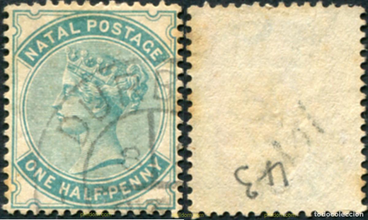 Sellos: 795172 USED NATAL 1874 VICTORIA