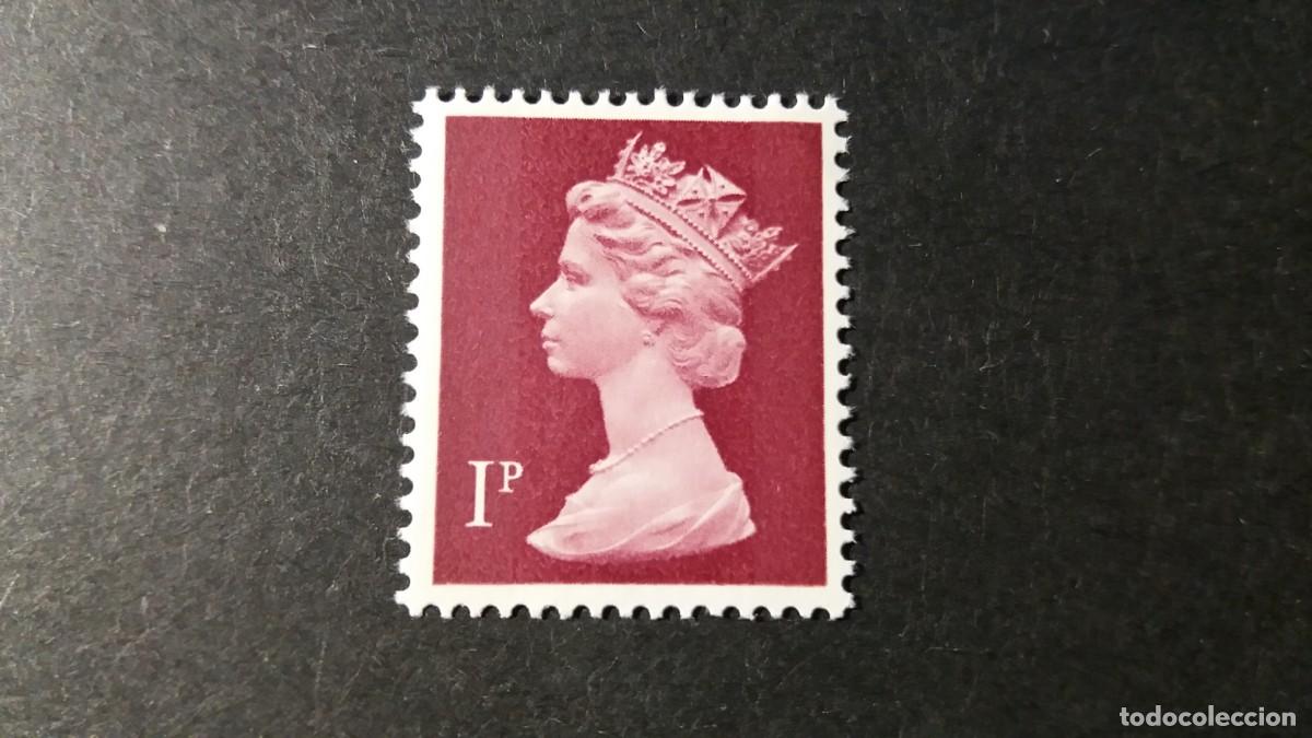 Sellos: Sello nuevo. Isabel II. Febrero 1971. Yvert 504.