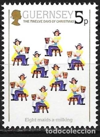 Sellos: Guernsey 1984 - Mi 305 - YT 311 - Chicas orde&ntilde;ando - MNH**