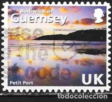 Sellos: Guernsey 2008 - Mi 1206 - YT 1216 - Paysaje costero : Petit Port