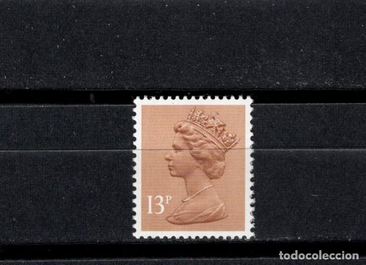 Sellos: Sello nuevo. Isabel II. Sello de 13p. 28 Agosto 1984. Isabel II. Yvert 1140.