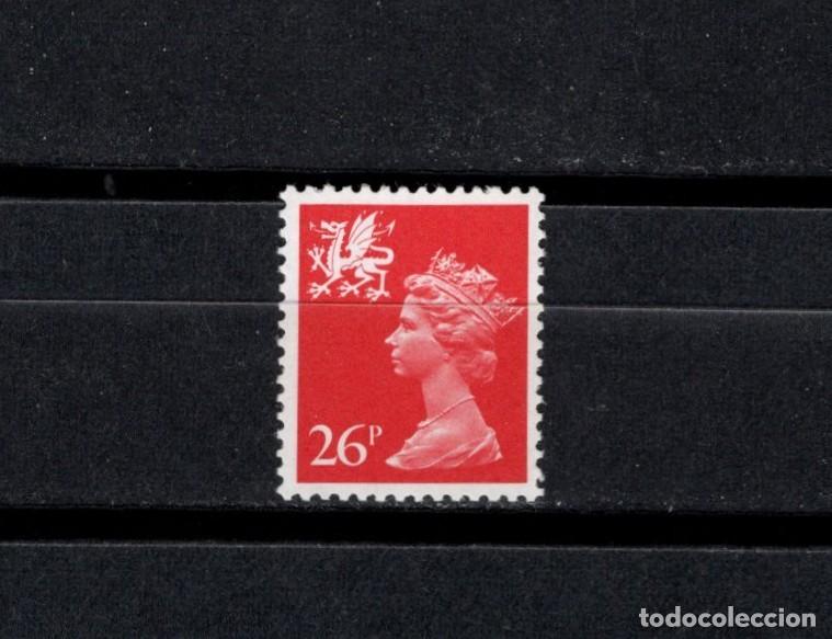 Sellos: Sello nuevo. Emisiones Regionales. Gales. Isabel II. 26 p. 24 Febrero de 1982. Yvert 1038.