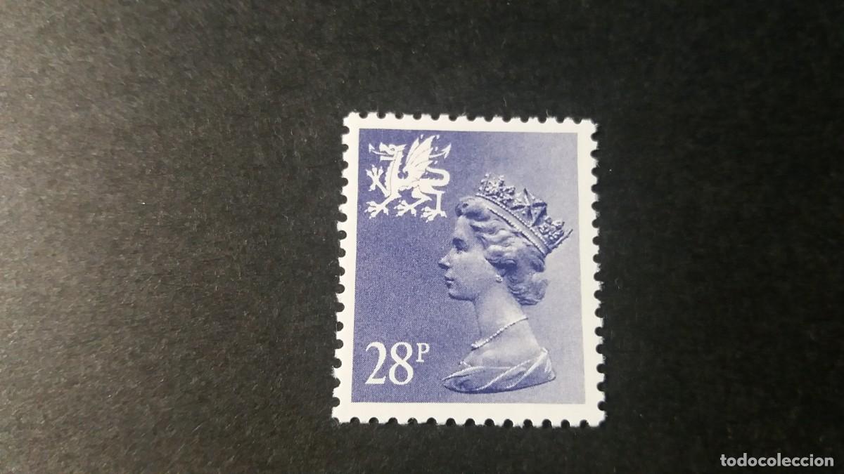 Sellos: Sello nuevo. Abril 1983. Emisiones Regionales. Gales. Isabel II. Le&oacute;n tipo II. Yvert 1090.