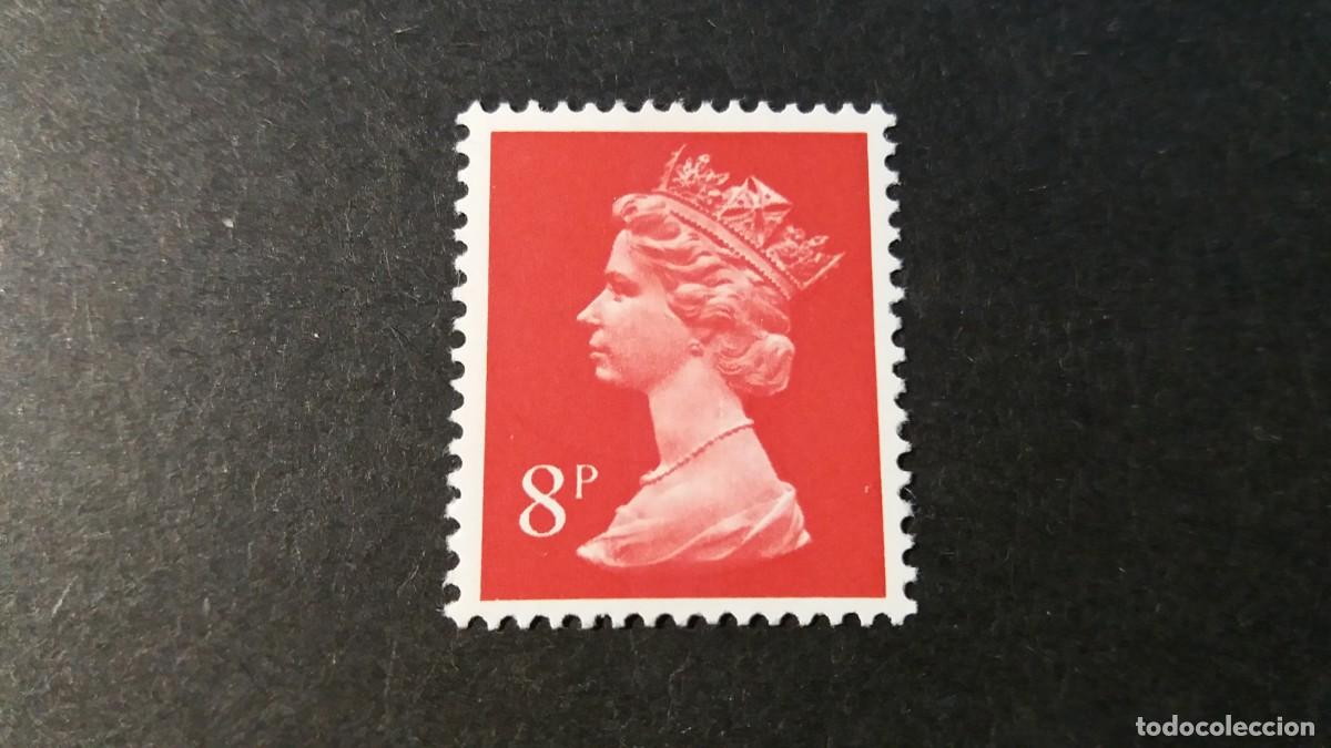 Sellos: Sello nuevo. Isabel II. Sello region de Escocia. Sello de 8 p. 1973 octubre. Yvert 699