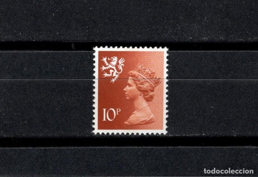 Sellos: Sello Nuevo. Isabel II. Sello Escocia. Sello de 10 p. 25 Febrero 1976. Yvert 782.