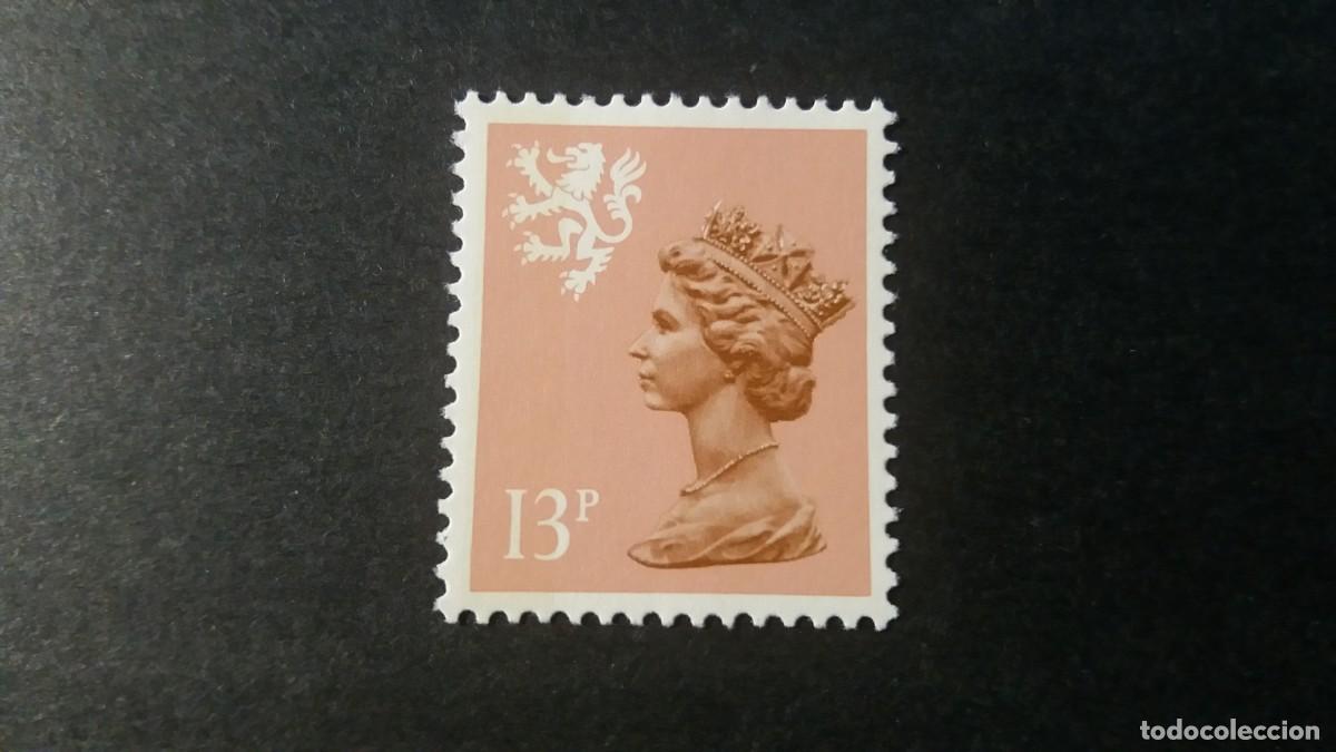 Sellos: Sello nuevo. Emisiones Regionales. Escocia. Sello de 13 p. Noviembre 1984. Yvert 1246.
