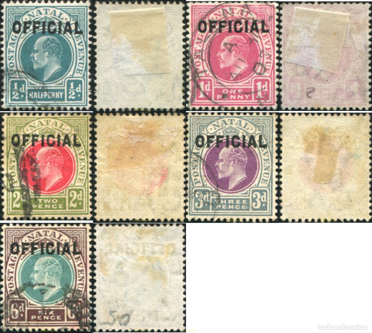 Sellos: 795311 USED NATAL 1904 SELLOS DE 1902-04 SOBRECARGADOS
