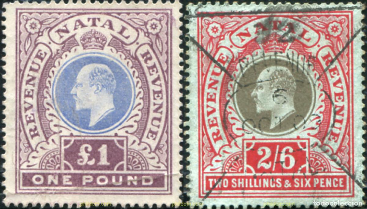 Sellos: 795314 USED NATAL 1906 EDUARDO VII. SELLOS FISCALES
