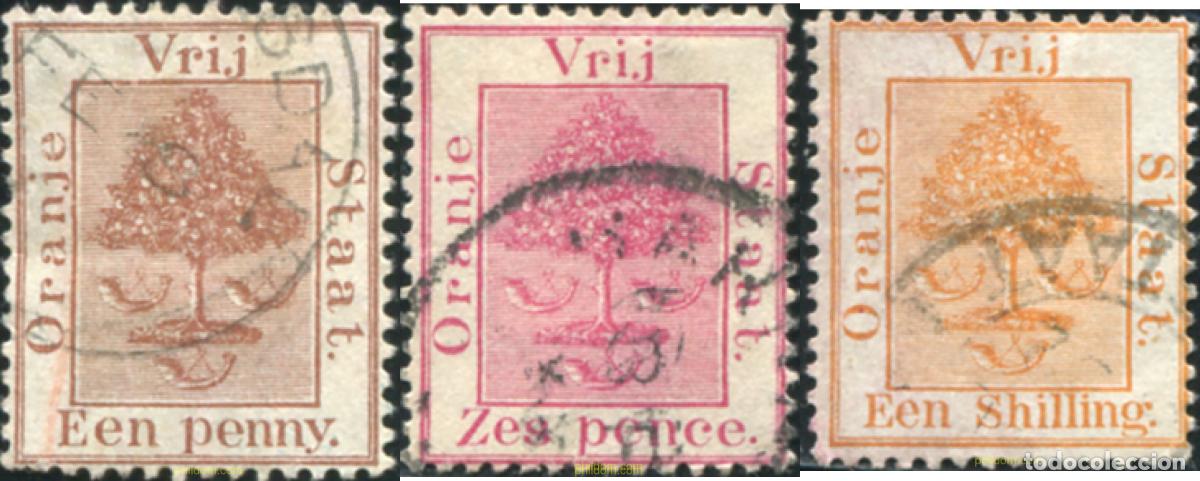 Sellos: 795319 USED ORANGE 1868 ESTADO LIBRE