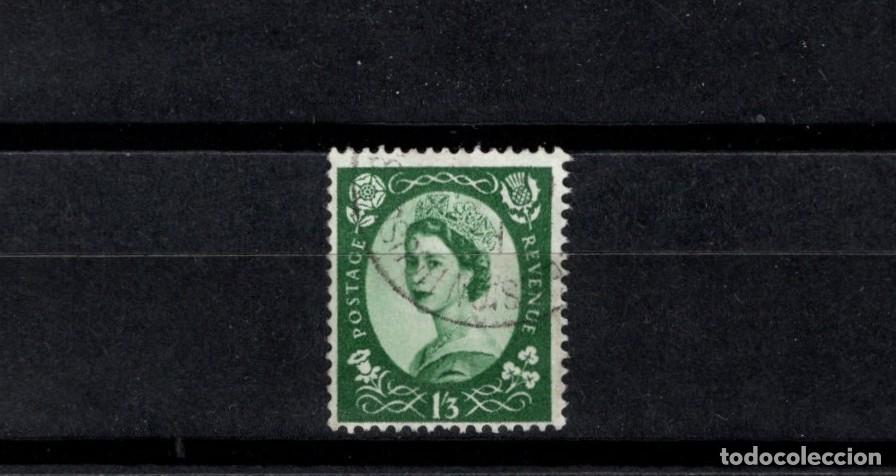Sellos: Sello usado. Isabel. Sello de 1,3 peniques. 1953 noviembre. Yvert 277