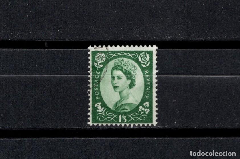 Sellos: Sello usado. Isabel. Sello de 1,3 peniques. 1953 noviembre. Yvert 277