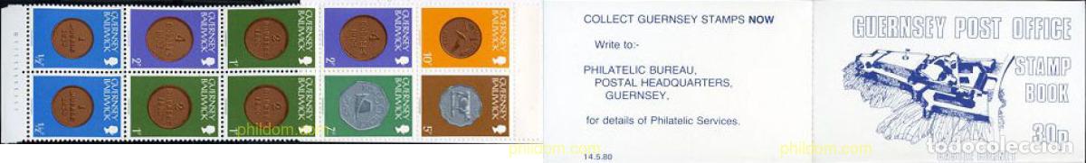 Sellos: 213008 MNH GUERNSEY 1979 MONEDAS