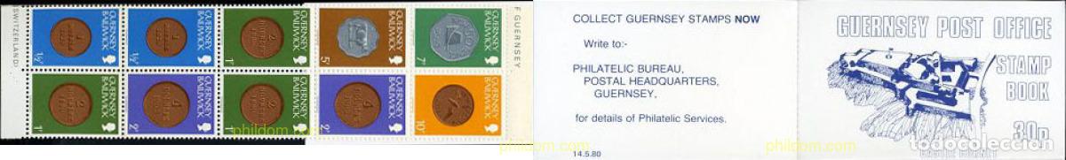 Sellos: 213007 MNH GUERNSEY 1979 MONEDAS