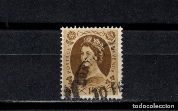 Sellos: Sello usado. Isabel II. Sello de 1 libra. 1953 julio. Yvert 276.