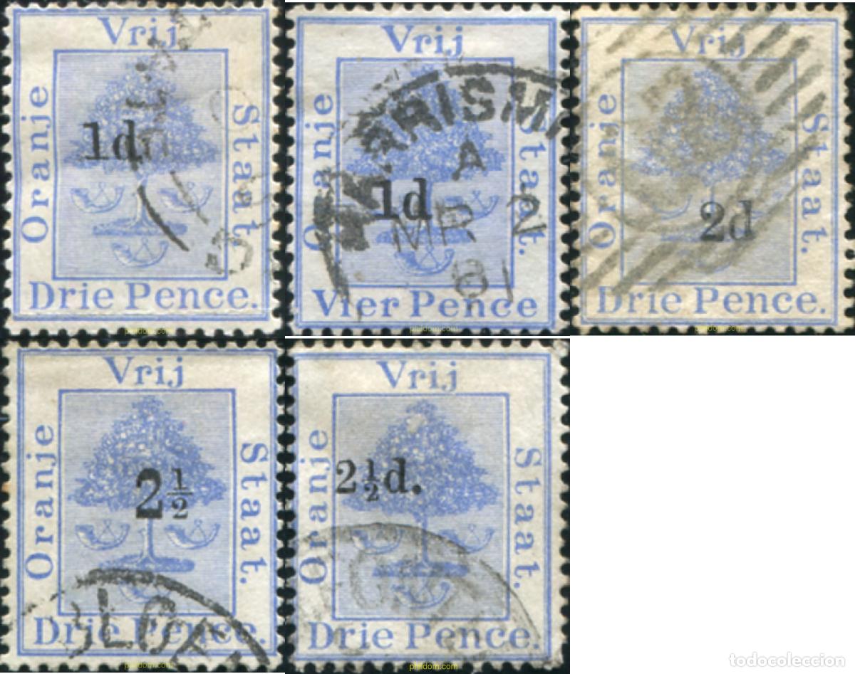 Sellos: 795403 USED ORANGE 1888 SELLOS DE 1878-83 SOBRECARGADOS